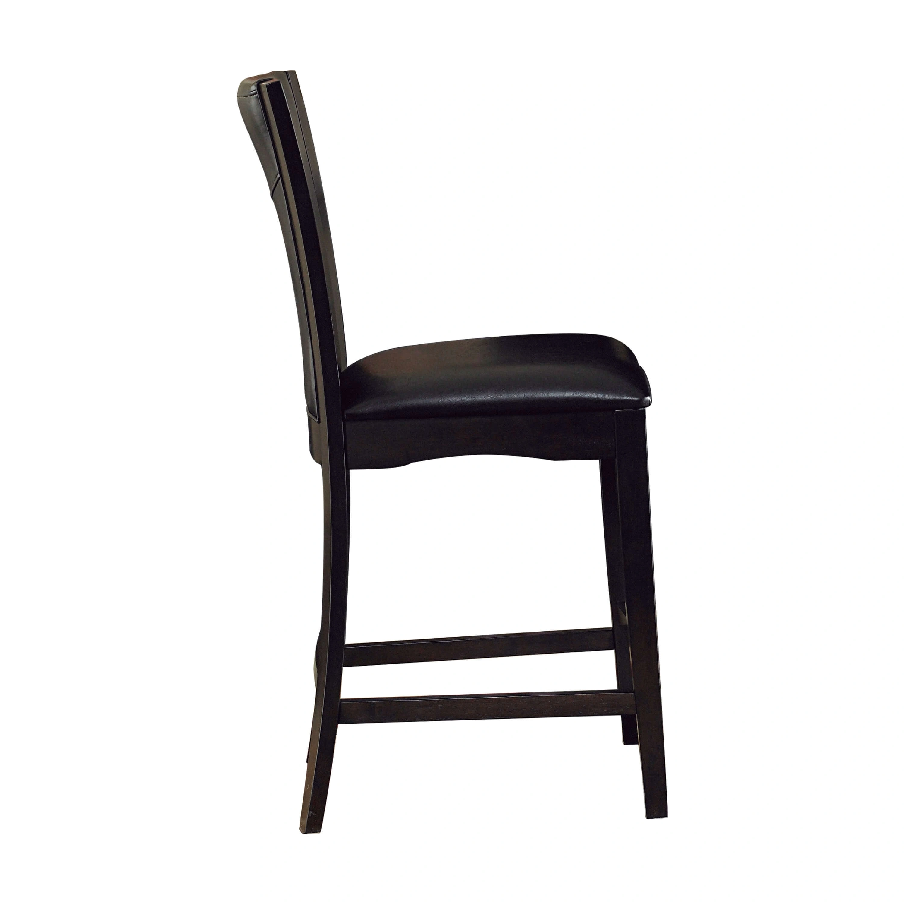Daisy Transitional Vinyl/Wood Counter Dining Chair - Thumbnail 5