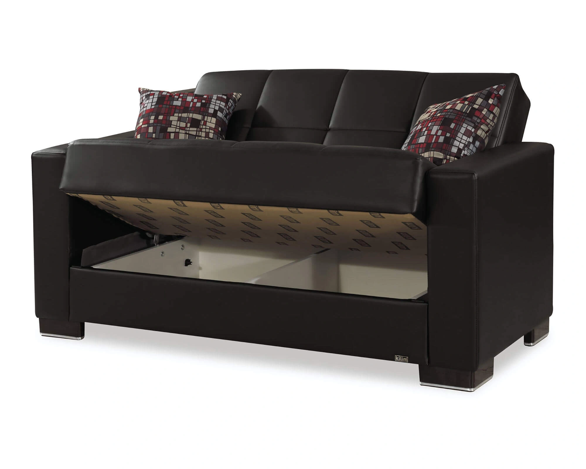 Armada PU Convertible Loveseat