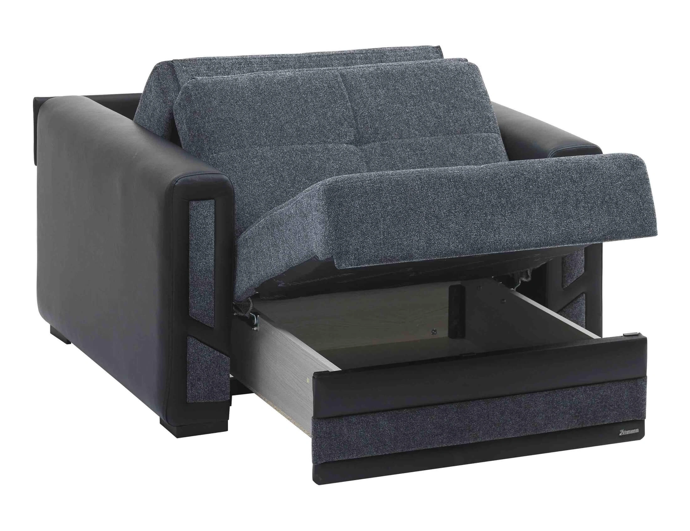 Mondomax Fabric Convertible Sleeper Chair
