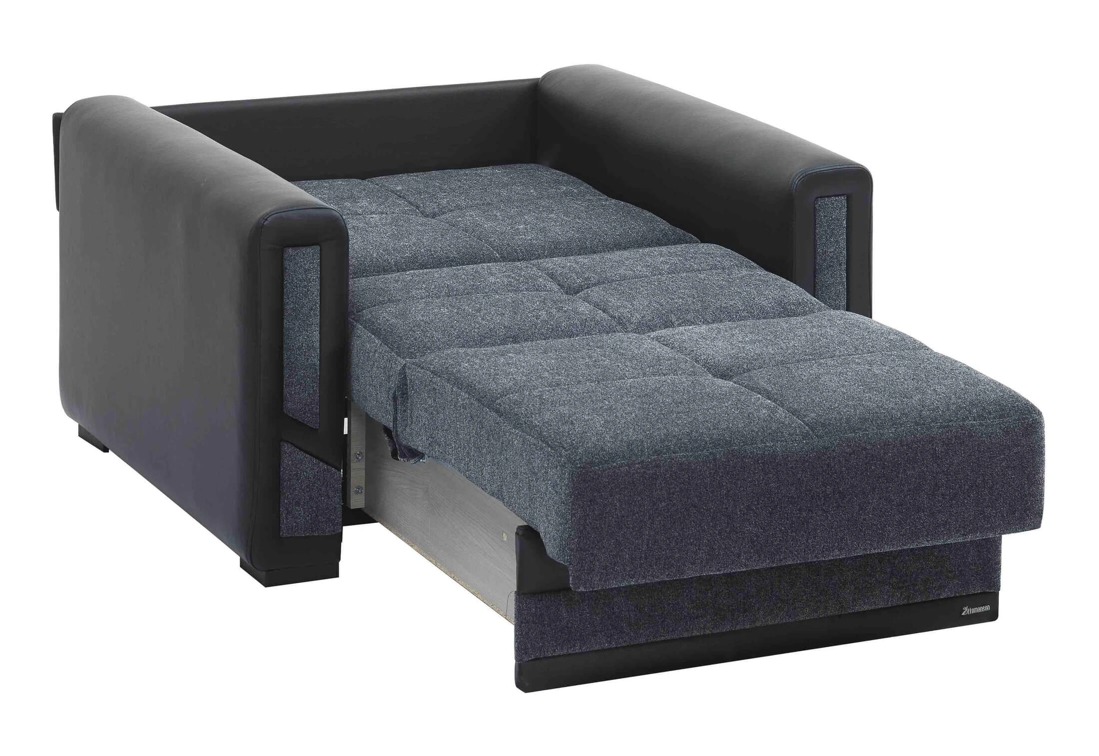 Mondomax Fabric Convertible Sleeper Chair - Thumbnail 2