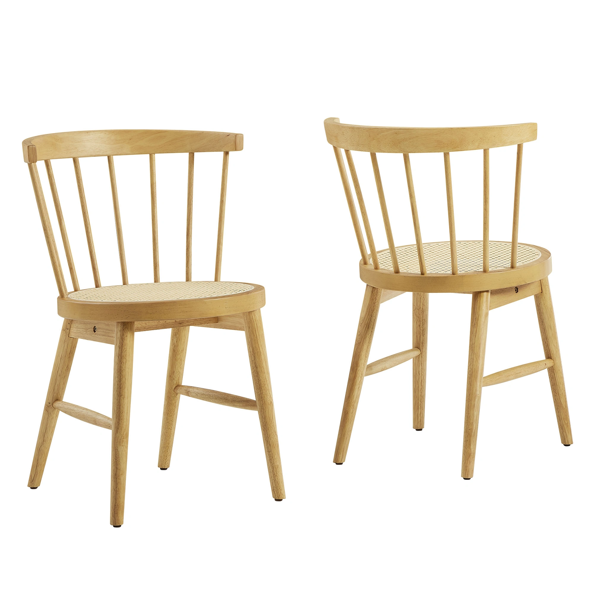 Lykke Curved Spindle Back Dining Chairs Set of 2 - Thumbnail 5