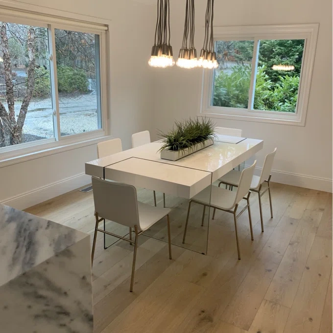 Cloud Modern Rectangular Dining Table - Thumbnail 4