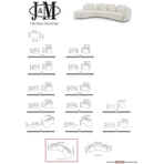 Hamilton Fabric Sectional Dimensions