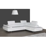 A761 Italian Leather Sectional, Right Hand Facing