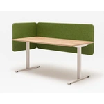 Twin Acoustic Fabric Side Screen for Bench Desk