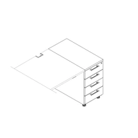 <b>KDT74P</b> - Right Pedestal