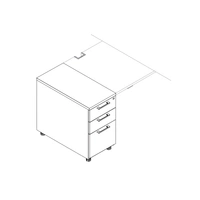 <b>KDT73L</b> - Left Pedestal