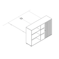 <b>BA3L08</b> - Tambour Doors Storage