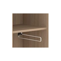 G1C077 - Shelf with pull-out metal hanging rail
