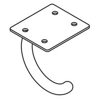 S11 - handbag hanger, M015 - white semi-matt, M115 - black semimatt