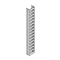 S93 - vertical cable organizer, fits to desks Ogi Drive, Ogi A, Ogi Q and Ogi U (profile width 2 3/8'' (60 mm))