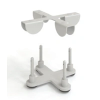 ASZ010 - Metal leg “X” (90°) and top joint