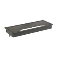 ZNZ010 - Rectangular metal desk grommet