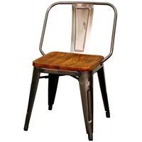 Gunmetal, Wood Seat