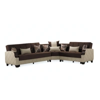 Dark Brown/Cream