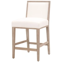 LiveSmart Peyton-Pearl, Natural Gray | Solid Acacia