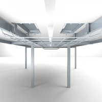 DNZ017 - Cable tray L=27.7 (for desk benches, 1 pcs.)