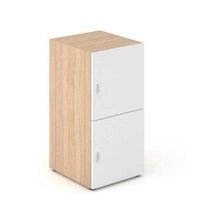 <b>C2C090</b> - Single Row Locker w/2 Small Lockable Doors