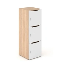 <b>C3C132</b> - Single Row Locker w/3 Small Lockable Doors & Mail Slots