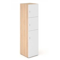<b>C4C182</b> - Single Row Locker w/2 Small & 1 Big Lockable Doors