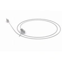 APU003 - Suspensions (4pcs.) for acoustic panels. Fixed on masonry, wood or gypsum ceilings surface. Adjustable wire rope length 1.96