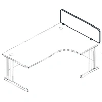 <b>DTK122</b> - Side screen for 47.2