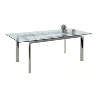 Clear Glass/Stainless Steel