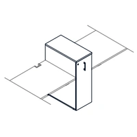 <b>KCD80SP</b> - Middle Cargo Storage ( access to shelves from right side)