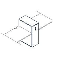 <b>KCD80SL</b> - Middle Cargo Storage ( access to shelves from left side)