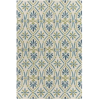 Cream/Blue/Green