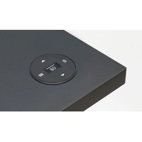 C - Round control panel with memory; the ability to change the sensitivity of the anti-collision system within 3 levels: Low, Medium, High; mounted to the worktop