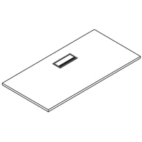 Worktop with top access