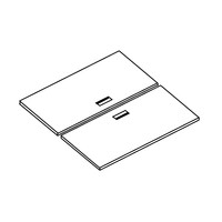 Worktops with top access