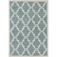 Light Aqua/White