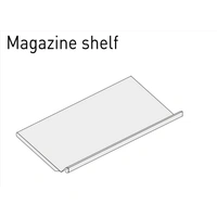 <b>L61</b> - Magazine Shelf (2 Units per Pack)