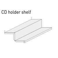 <b>L62</b> - CD Holder Shelf (2 Units per Pack)