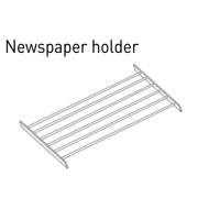 <b>L63</b> - Newspaper Holder (2 Units per Pack)