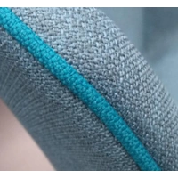 Upholstered with sewing with trim