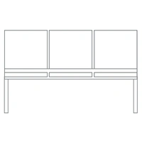 3 Seat Bench