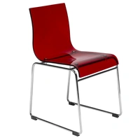 Transparent Red/Silver