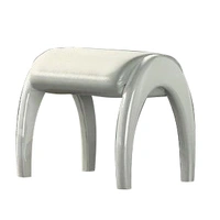 B 60/62 Stool High Gloss White