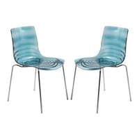 Transparent Blue/Silver
