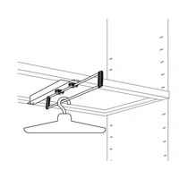 5161 - Pull-out coat hanger