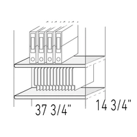 AR1516 - Metal Shelves (Pack 2 Shelves)