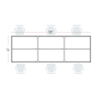 <b>PM834</b> + <b>PM844</b> - 6 Desk Bench