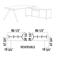 <b>WL17</b> - Single Desk + Storage