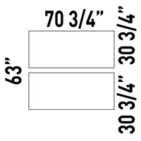 <b>H435</b> - 2 Desk Bench