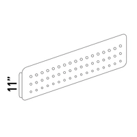 FC125 - Metallic Modesty Panel