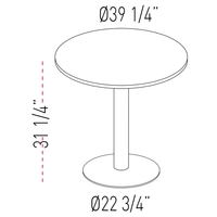 <b>PC374</b> - Round Top Table