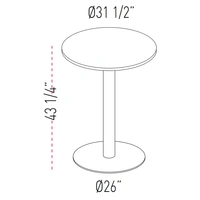 <b>PC383</b> - Round Top Table